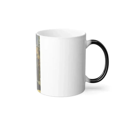 Edwin Lord Weeks (1849-1903) Moorish Guard - oil on canvas - Color Changing Mug 11oz - Go Mug Yourself