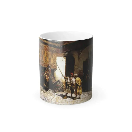 Edwin Lord Weeks (1849-1903) The Arab Gunsmith - c1880 - Color Changing Mug 11oz 11oz - Go Mug Yourself