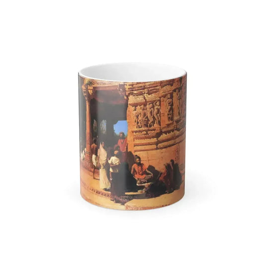 Edwin Lord Weeks (1849-1903) The Buddhist Temple - oil on canvas 1905 - Color Changing Mug 11oz 11oz - Go Mug Yourself