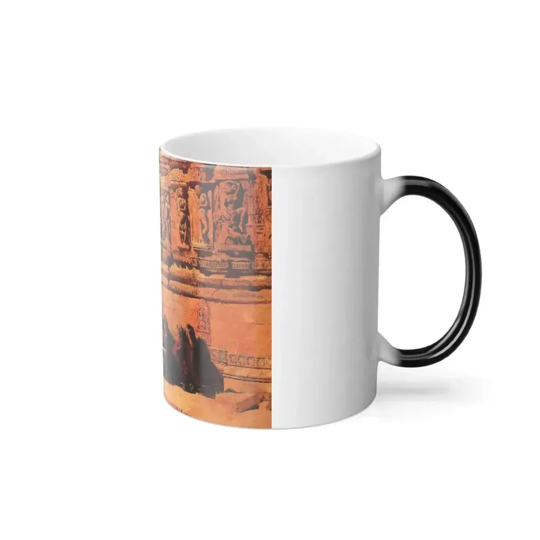 Edwin Lord Weeks (1849-1903) The Buddhist Temple - oil on canvas 1905 - Color Changing Mug 11oz - Go Mug Yourself