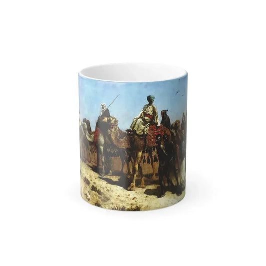 Edwin Lord Weeks (1849-1903) The Caravan - oil on canvas 1887 - Color Changing Mug 11oz 11oz - Go Mug Yourself