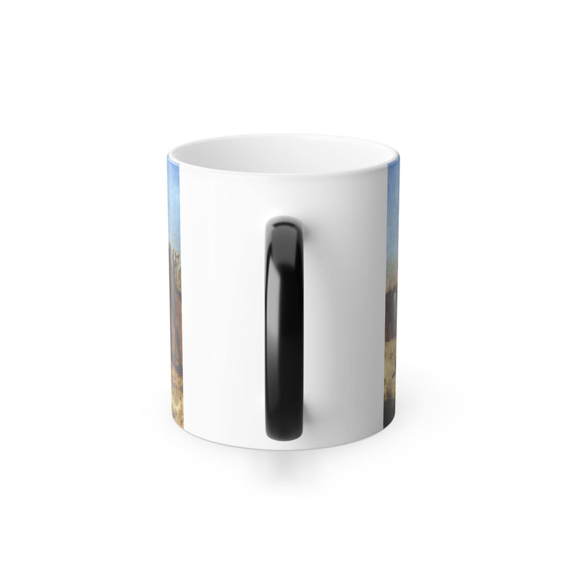 Edwin Lord Weeks (1849-1903) The Caravan - oil on canvas 1887 - Color Changing Mug 11oz-Go Mug Yourself