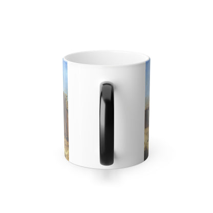 Edwin Lord Weeks (1849-1903) The Caravan - oil on canvas 1887 - Color Changing Mug 11oz-Go Mug Yourself