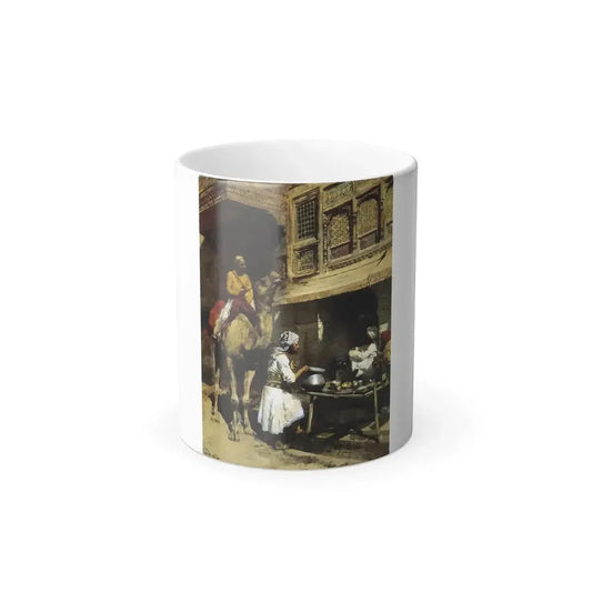 Edwin Lord Weeks (1849-1903) The Metalsmith's Shop - oil on canvas - Color Changing Mug 11oz 11oz - Go Mug Yourself