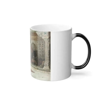 Edwin Lord Weeks (1849-1903) The Nautch - Oil on Canvas - Color Changing Mug 11oz - Go Mug Yourself
