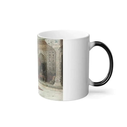 Edwin Lord Weeks (1849-1903) The Nautch - Oil on Canvas - Color Changing Mug 11oz - Go Mug Yourself