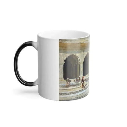 Edwin Lord Weeks (1849-1903) The Pearl Mosque, Agra - Oil on Canvas - Color Changing Mug 11oz - Go Mug Yourself