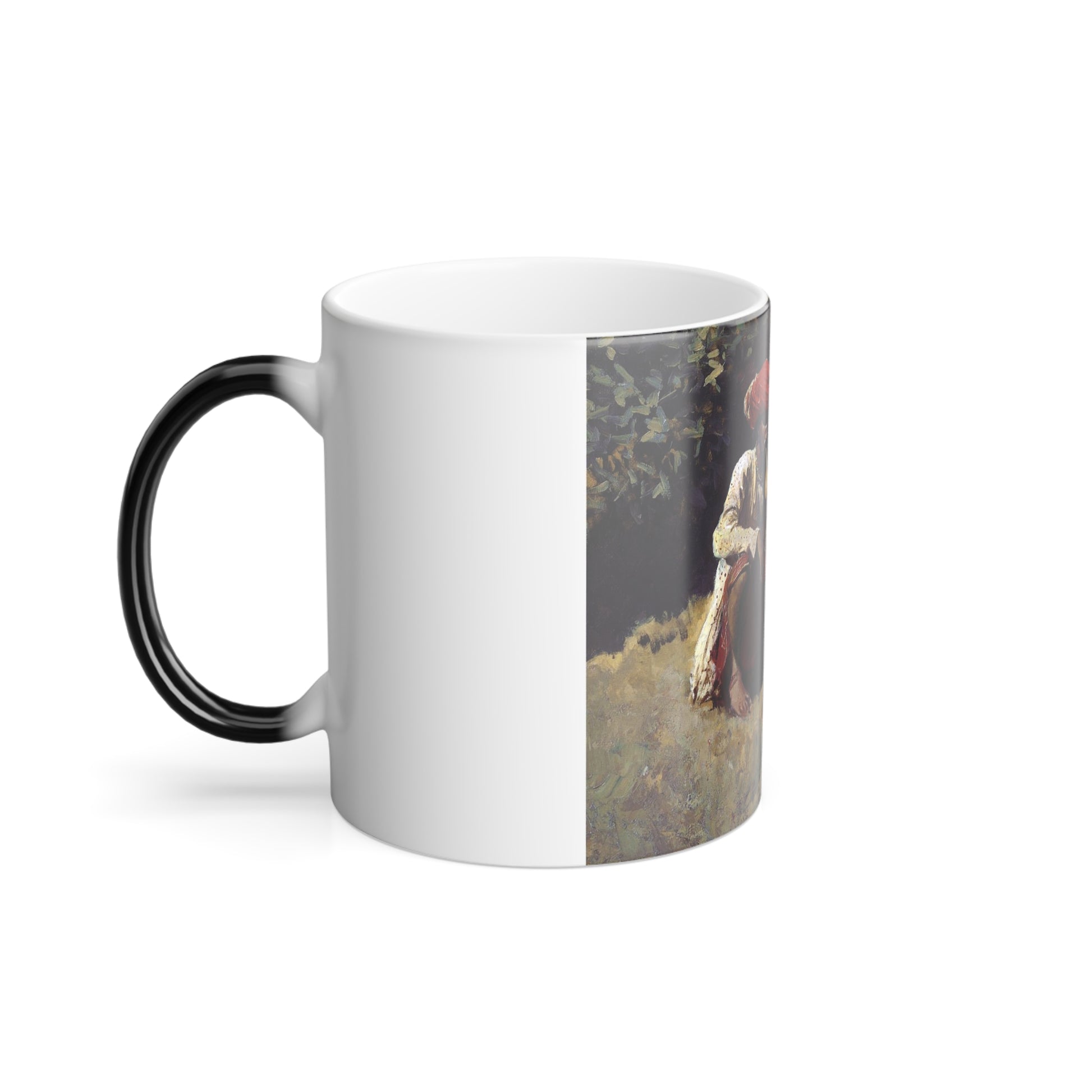 Edwin Lord Weeks (1849-1903) The Snake Charmers, Bombay - oil on canvas - Color Changing Mug 11oz-Go Mug Yourself