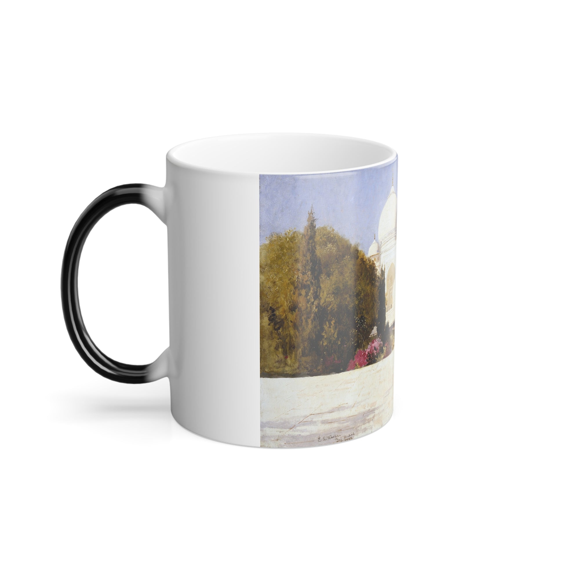 Edwin Lord Weeks (1849-1903) The Taj Mahal - oil on canvas 1883 - Color Changing Mug 11oz-Go Mug Yourself