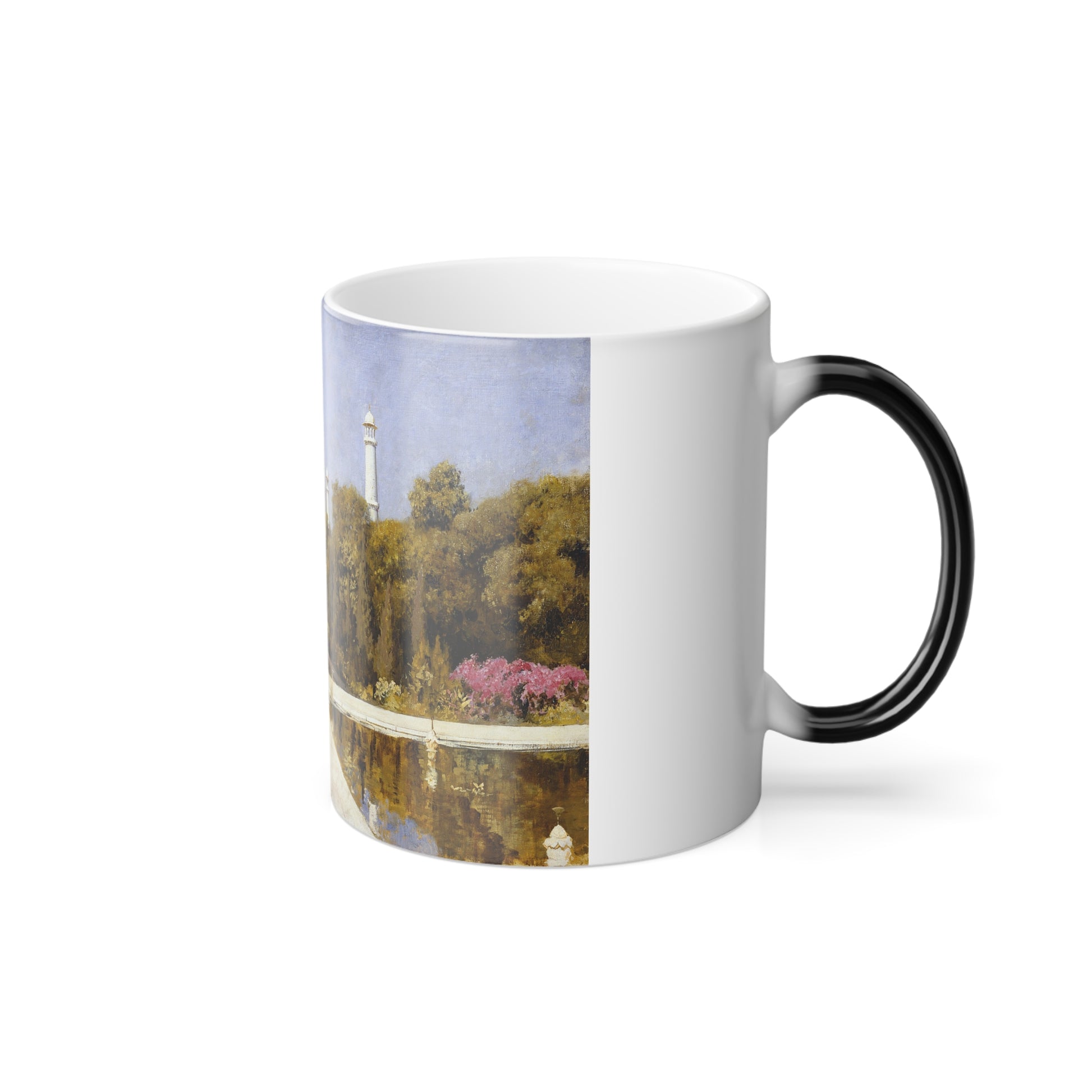 Edwin Lord Weeks (1849-1903) The Taj Mahal - oil on canvas 1883 - Color Changing Mug 11oz-Go Mug Yourself