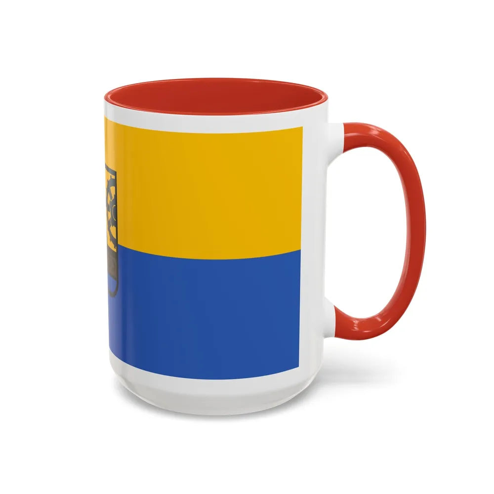 Flag of Katowice Poland - Accent Coffee Mug-Go Mug Yourself