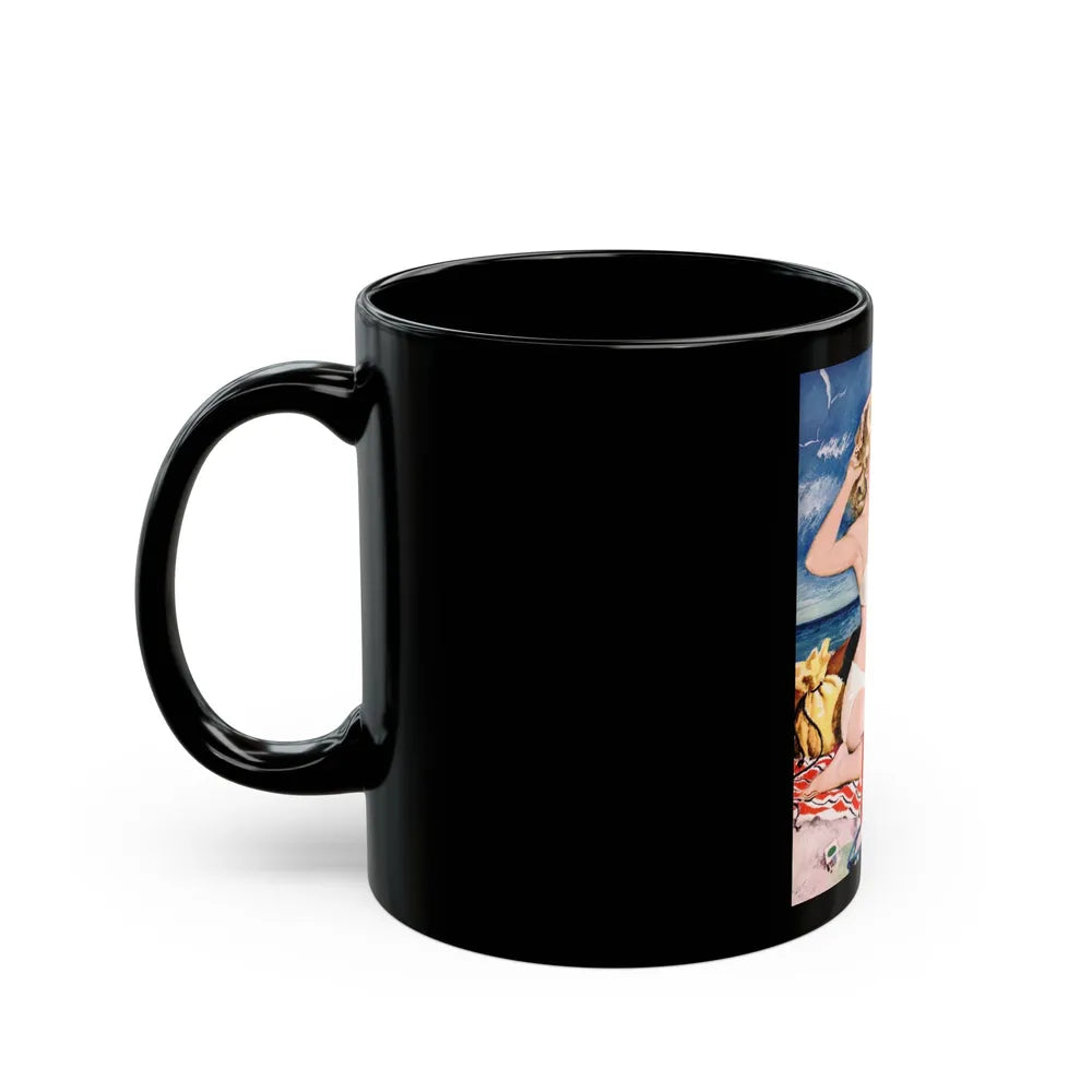 Darling Believe Me, Esquire, September 1951 - Black Coffee Mug-Go Mug Yourself