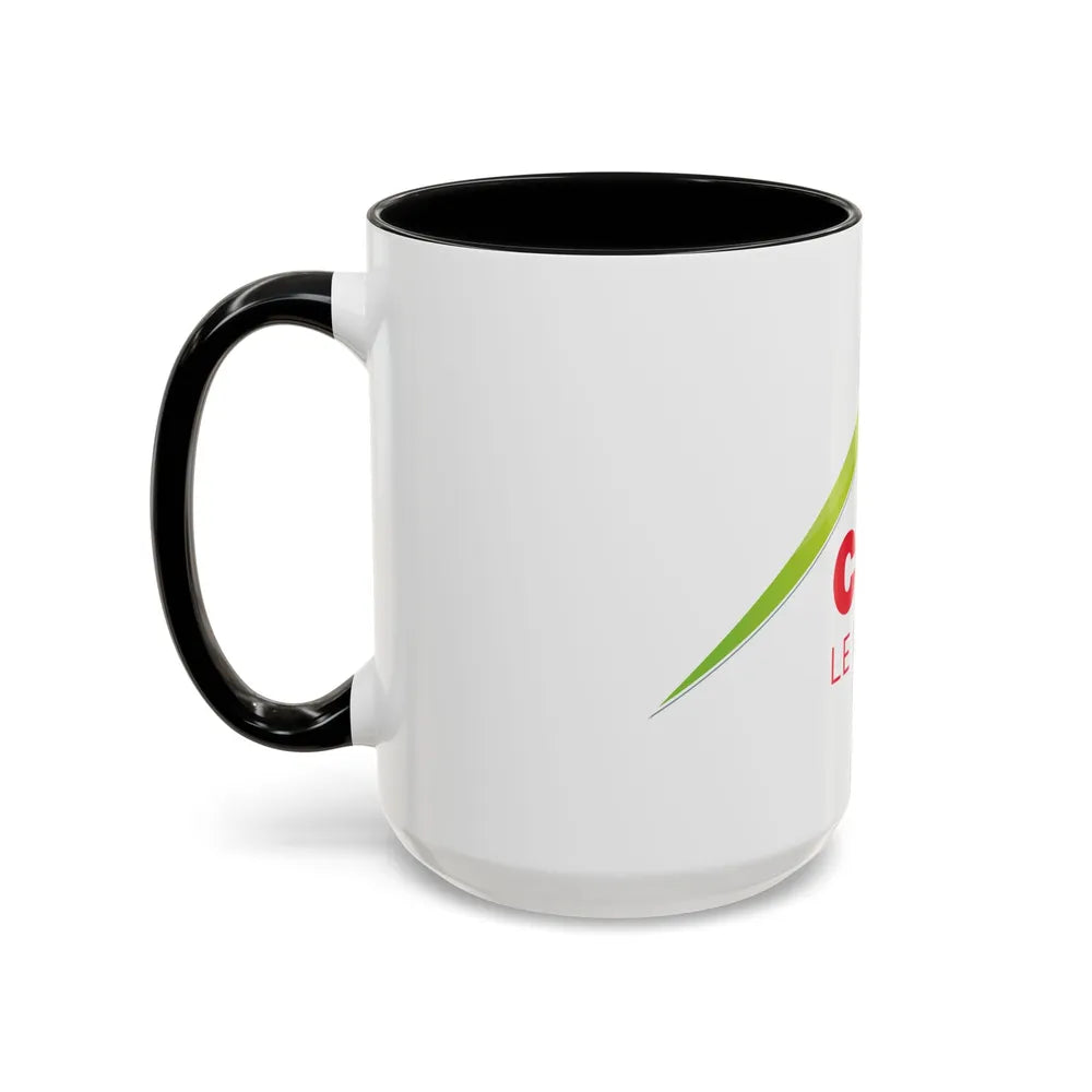 Flag of Cantal France - Accent Coffee Mug-Go Mug Yourself