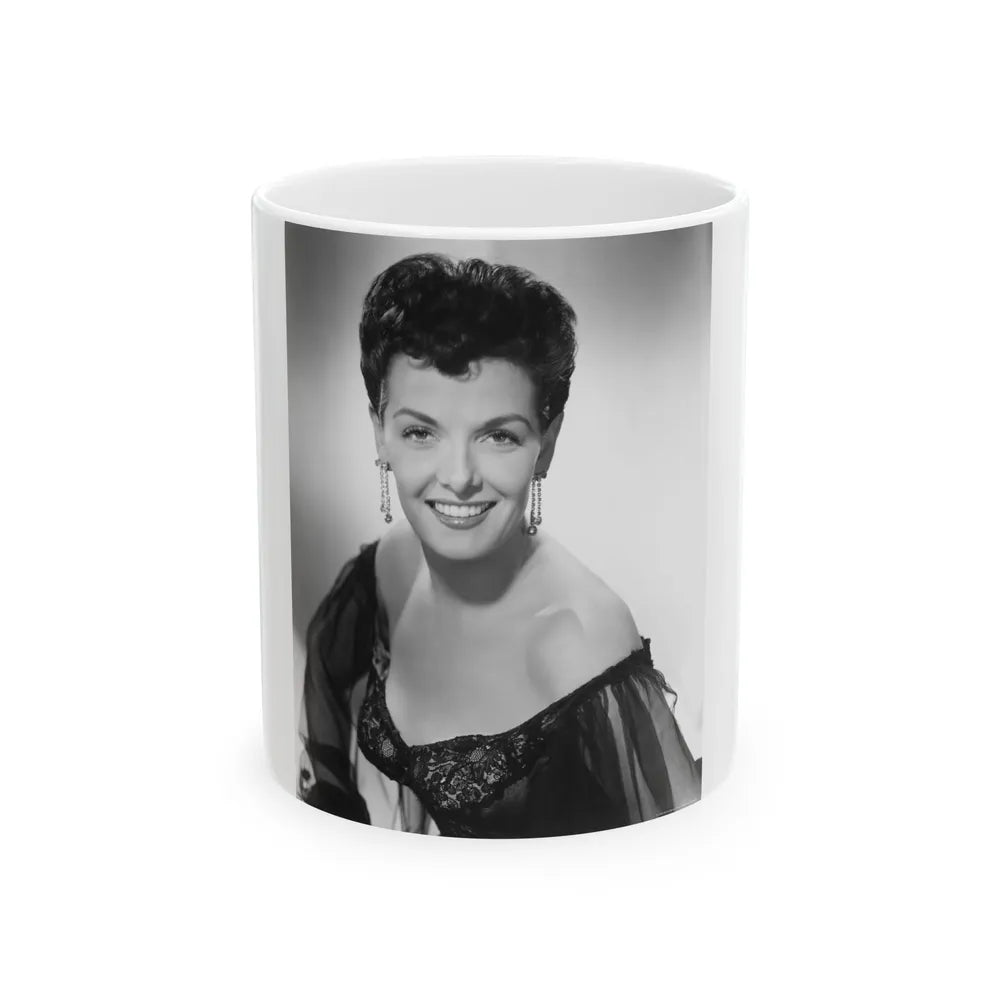 Jane Russell #110 (Vintage Female Icon) White Coffee Mug-11oz-Go Mug Yourself