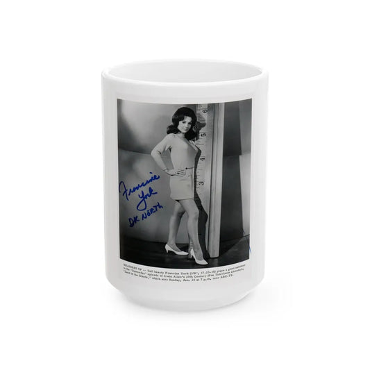 Francine York #79 (Vintage Female Icon) White Coffee Mug-15oz-Go Mug Yourself