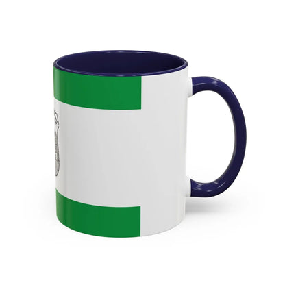 Flag of Givatayim Israel - Accent Coffee Mug-Go Mug Yourself