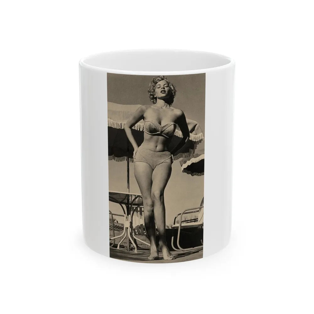 Eve Meyer #48 (Vintage Female Icon) White Coffee Mug-11oz-Go Mug Yourself