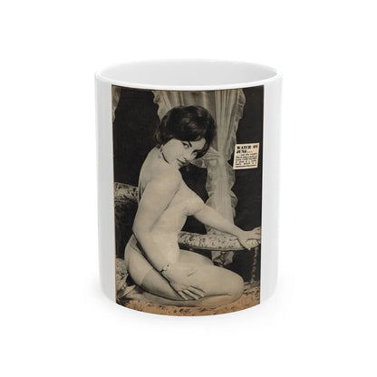 June Palmer #137 (Vintage Female Icon) White Coffee Mug-11oz-Go Mug Yourself