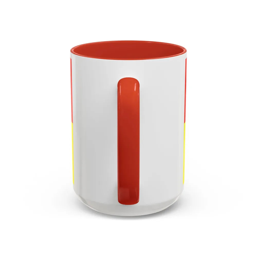 Flag of Augsburg Germany - Accent Coffee Mug-Go Mug Yourself