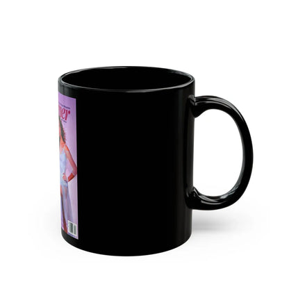 Jane Seymour #11 (Vintage Female Icon) Black Coffee Mug-Go Mug Yourself