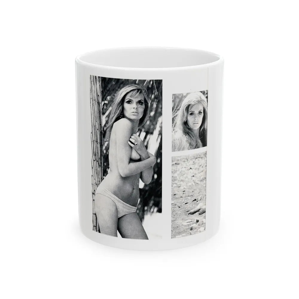 Julie Ege #200 (Vintage Female Icon) White Coffee Mug-11oz-Go Mug Yourself