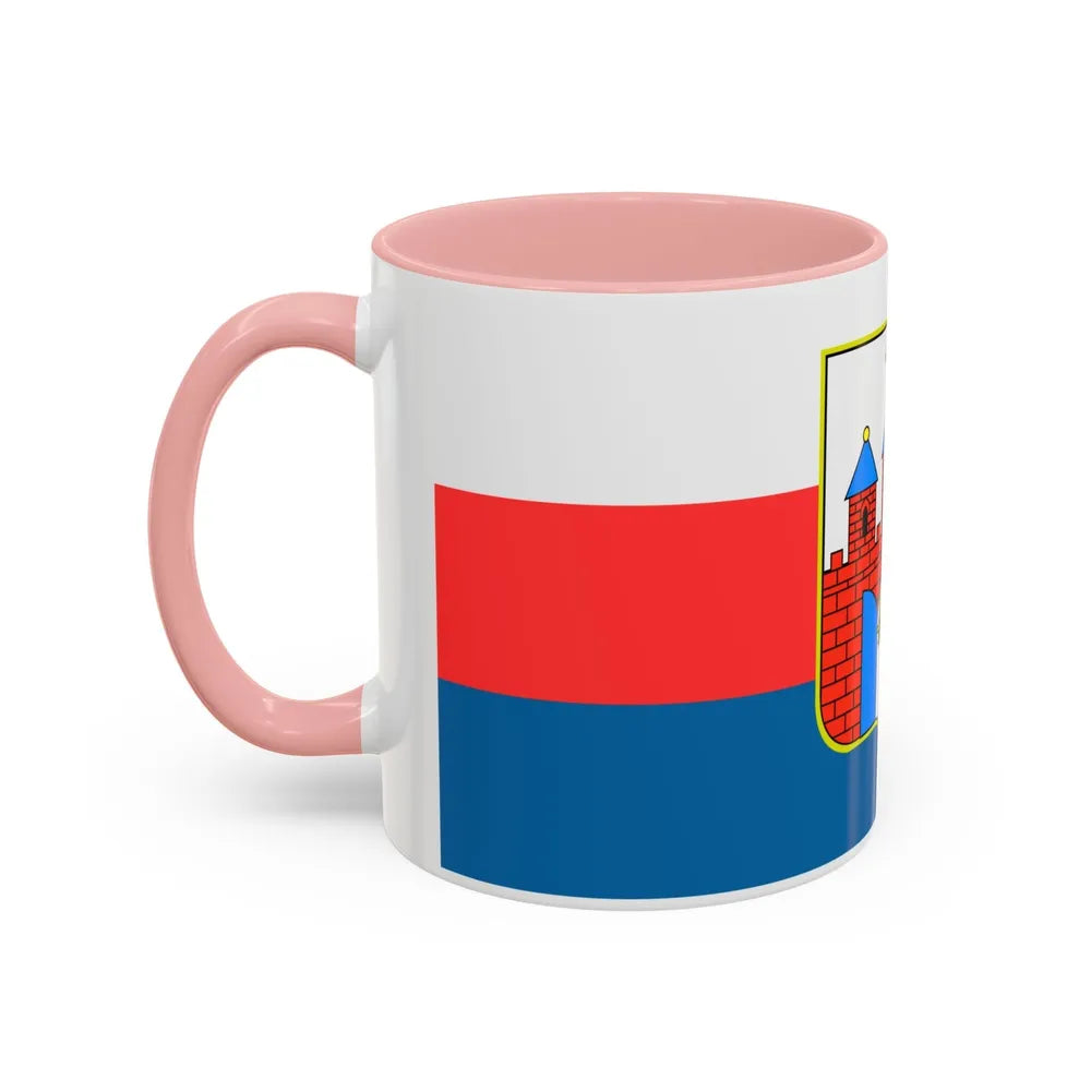 Flag of Bydgoszcz Poland - Accent Coffee Mug-Go Mug Yourself