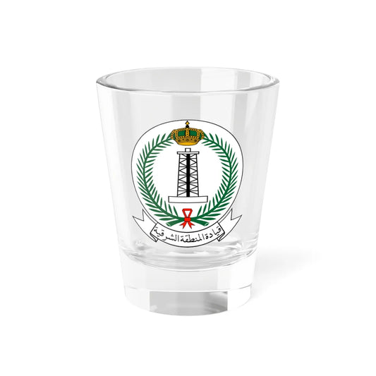 Eeastern Military Region Command Saudi Arabia (Saudi Arabia) (Coat of Arms) Shot Glass 1.5oz 1.5oz - Go Mug Yourself