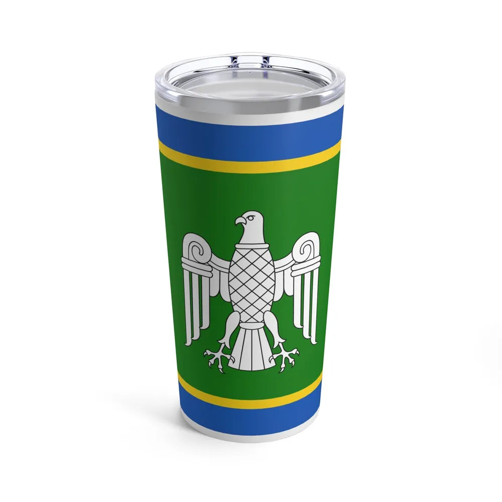 Flag of Chernivtsi Oblast Ukraine - Tumbler 20oz-20oz-Go Mug Yourself