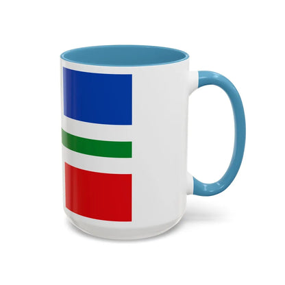 Flag of Groningen Netherlands - Accent Coffee Mug-Go Mug Yourself