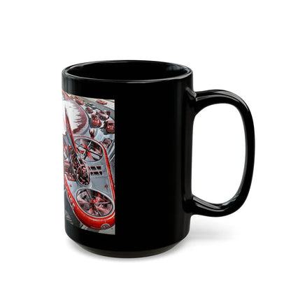 Copter Cops, 1958 - Black Coffee Mug-Go Mug Yourself