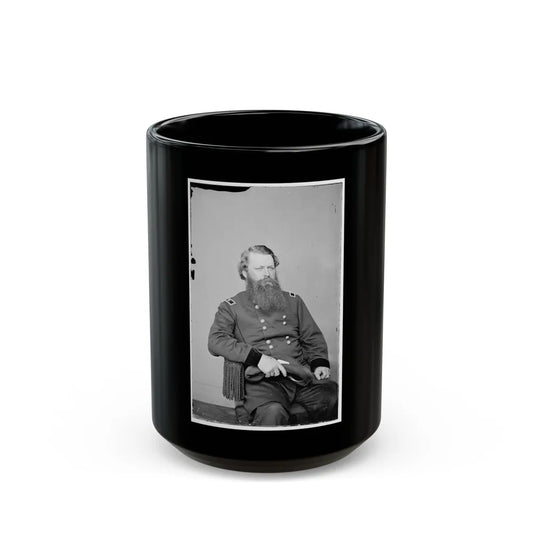 Portrait Of Maj. Gen. William W. Belknap, Officer Of The Federal Army (U.S. Civil War) Black Coffee Mug-15oz-Go Mug Yourself