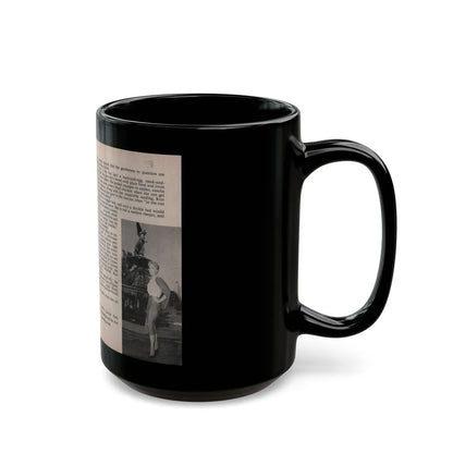 Kim Novak #155 - Scanned Mag. 66 Photos (Vintage Female Icon) Black Coffee Mug-Go Mug Yourself