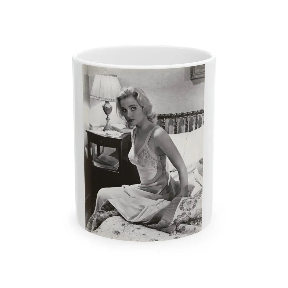 Diane McBaine #20 (Vintage Female Icon) White Coffee Mug-11oz-Go Mug Yourself