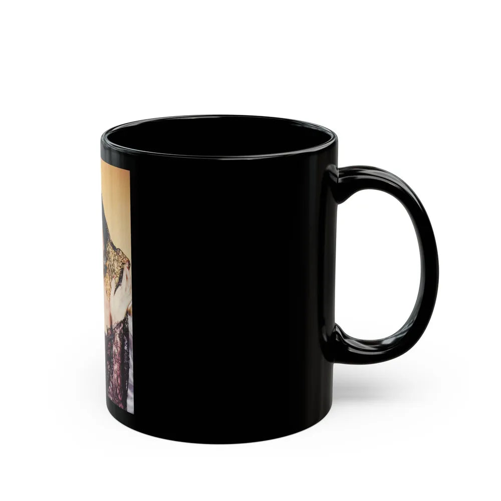 Jane Russell #198 (Vintage Female Icon) Black Coffee Mug-Go Mug Yourself