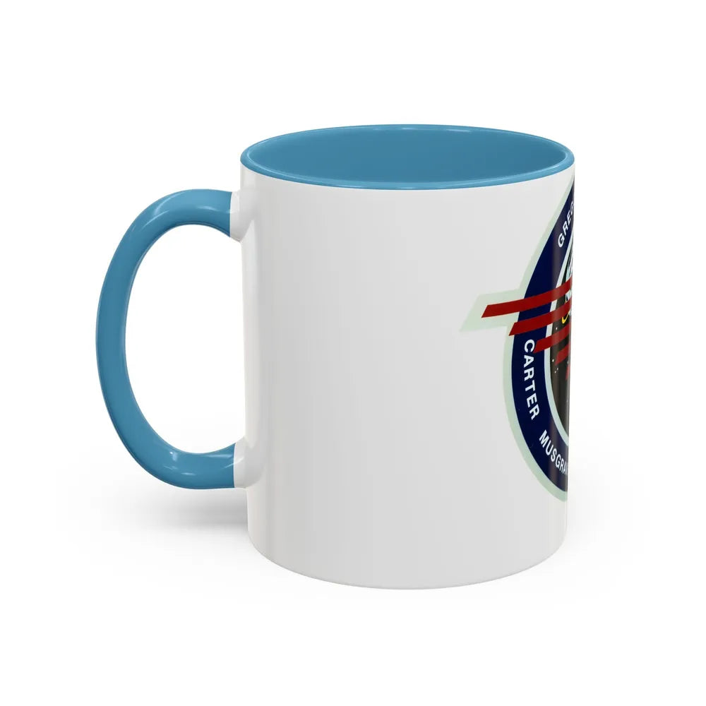 STS 33 (NASA) Accent Coffee Mug-Go Mug Yourself