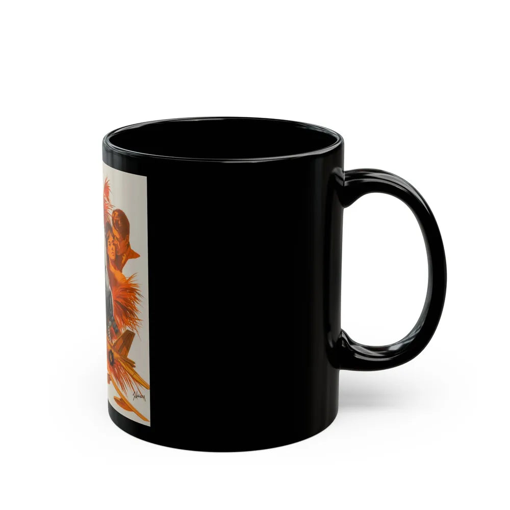 B52, Flying Fortress - Black Coffee Mug-Go Mug Yourself