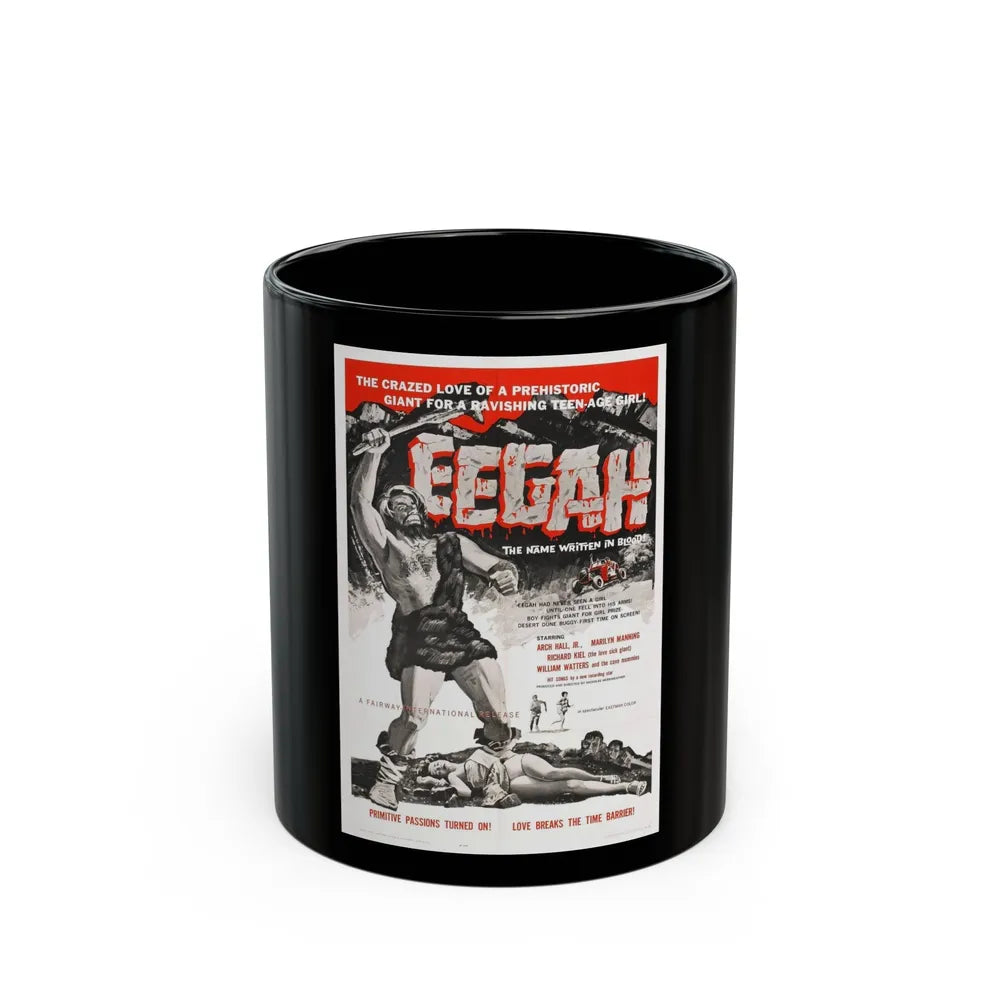 EEGAH 1962 Movie Poster - Black Coffee Mug-11oz-Go Mug Yourself