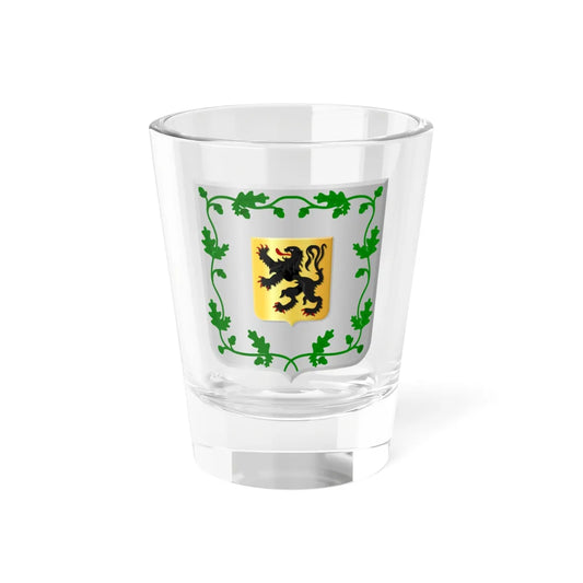 Eeklo wapen (Belgium) (Coat of Arms) Shot Glass 1.5oz 1.5oz - Go Mug Yourself