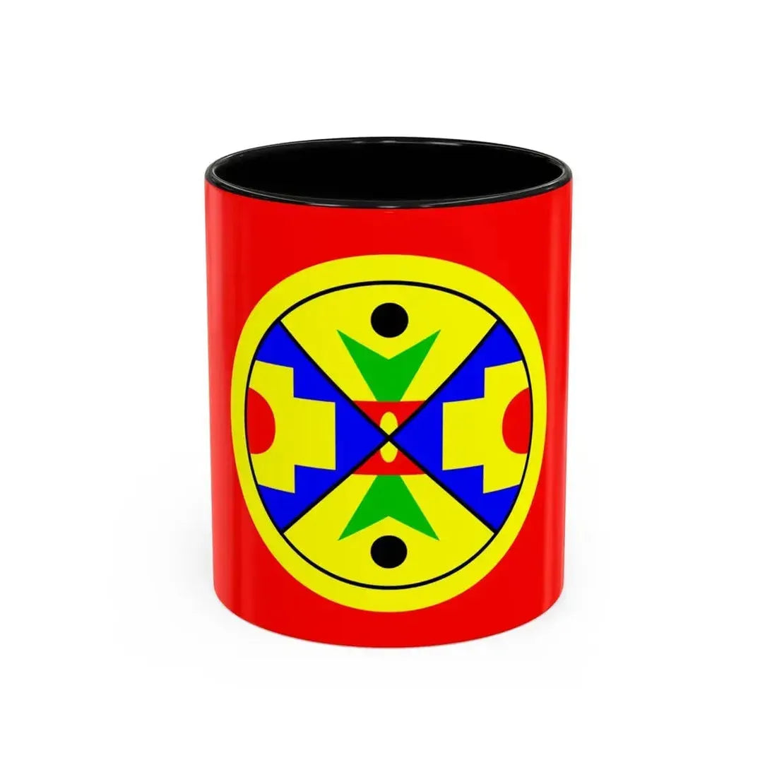Eel Ground First Nation Flag - Accent Coffee Mug 11oz Black - Go Mug Yourself