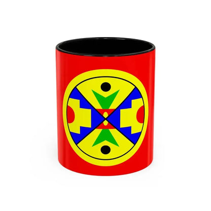 Eel Ground First Nation Flag - Accent Coffee Mug 11oz Black - Go Mug Yourself
