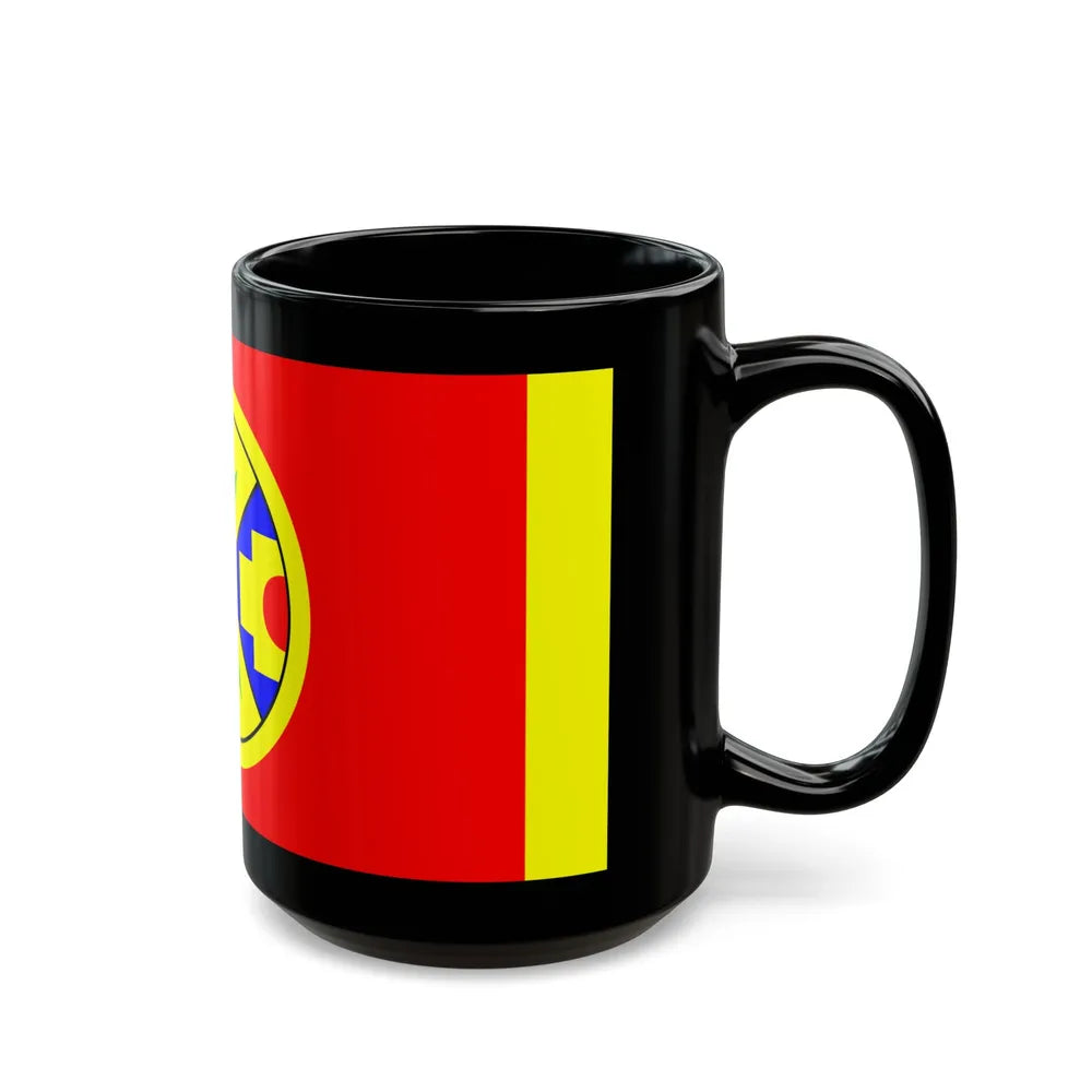 Eel Ground First Nation Flag - Black Coffee Mug-Go Mug Yourself