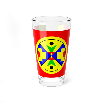 Eel Ground First Nation Flag - Pint Glass 16oz-16oz-Go Mug Yourself