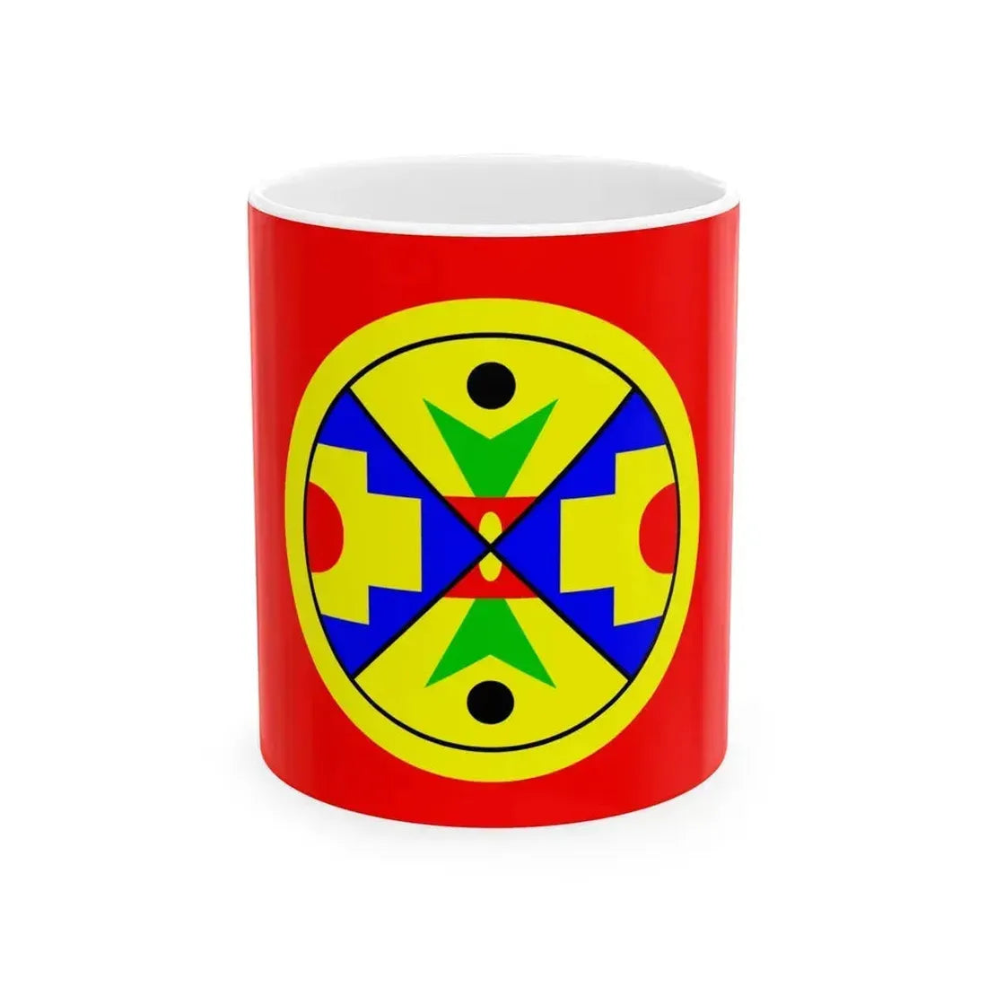 Eel Ground First Nation Flag - White Coffee Mug 11oz - Go Mug Yourself
