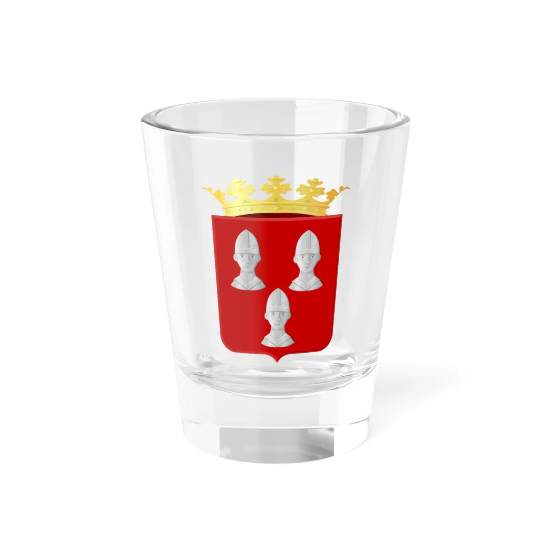 Eemnes wapen (Netherlands) (Coat of Arms) Shot Glass 1.5oz 1.5oz - Go Mug Yourself