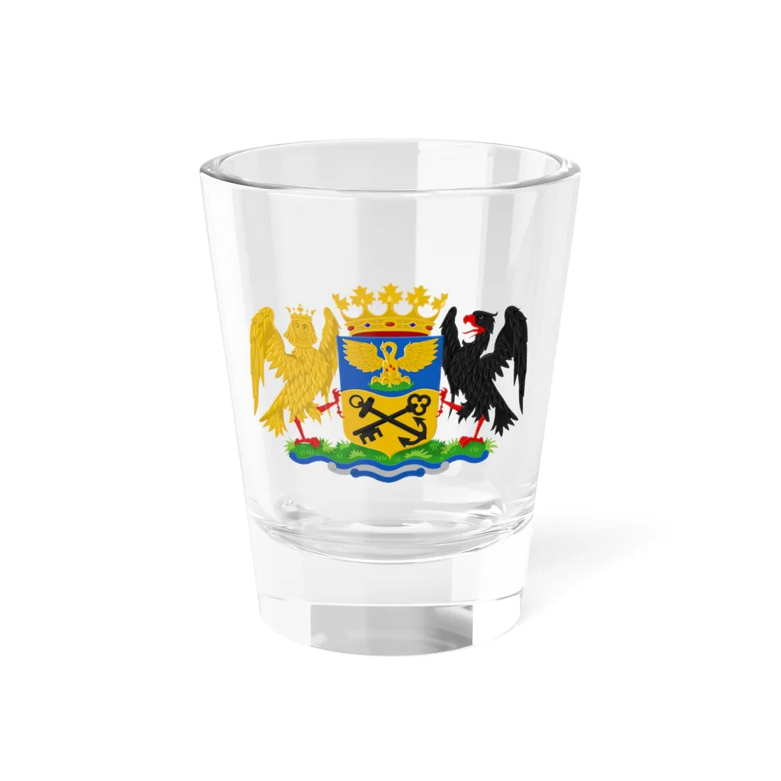 Eemsdelta wapen 2 (Netherlands) (Coat of Arms) Shot Glass 1.5oz 1.5oz - Go Mug Yourself