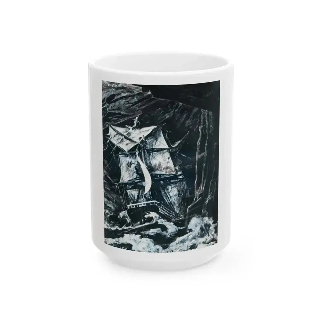 EerieTomb for the Golden Hulk (1), True May 1961 - White Coffee Mug 15oz - Go Mug Yourself