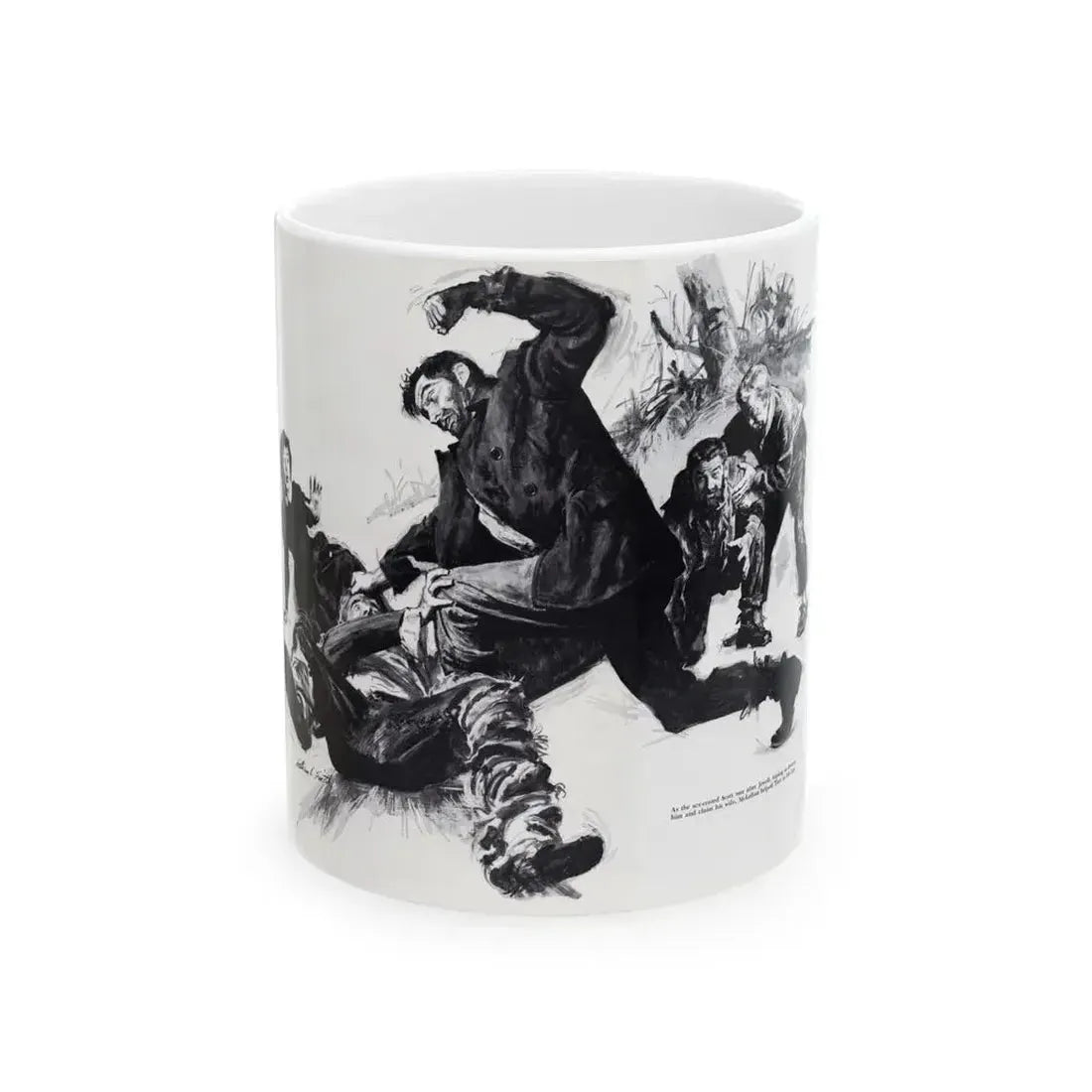EerieTomb for the Golden Hulk (2), True May 1961 - White Coffee Mug 11oz - Go Mug Yourself