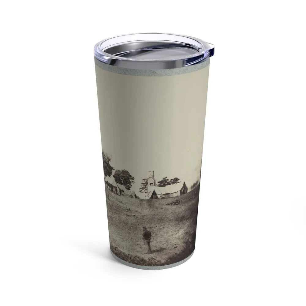 Union Soldiers Stand In Front Of Their Camp (U.S. Civil War) Tumbler 20oz-Go Mug Yourself