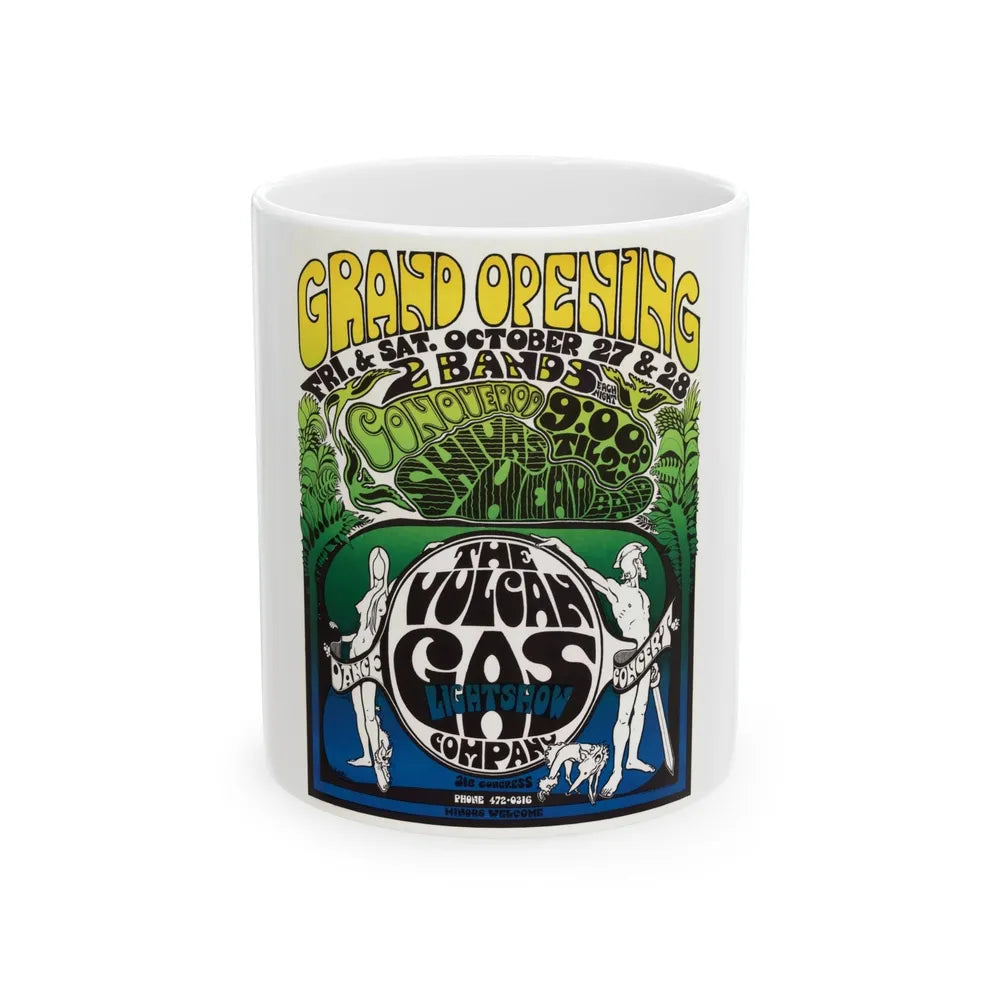 Conqueroo Poster (Music Poster) White Coffee Mug-11oz-Go Mug Yourself