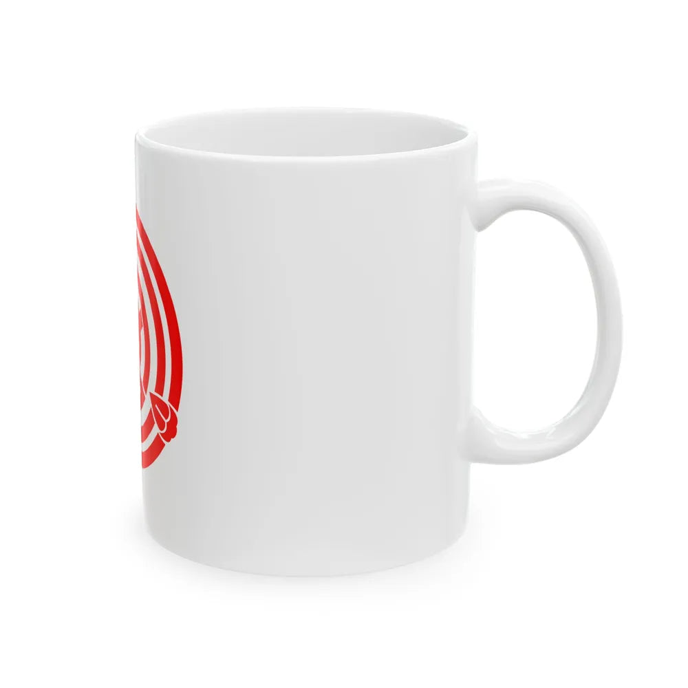 Flag of Okazaki Aichi Japan - White Coffee Mug-Go Mug Yourself